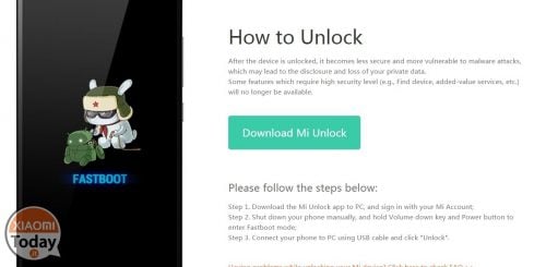 unlock - bootloader - xiaomi - verzoek