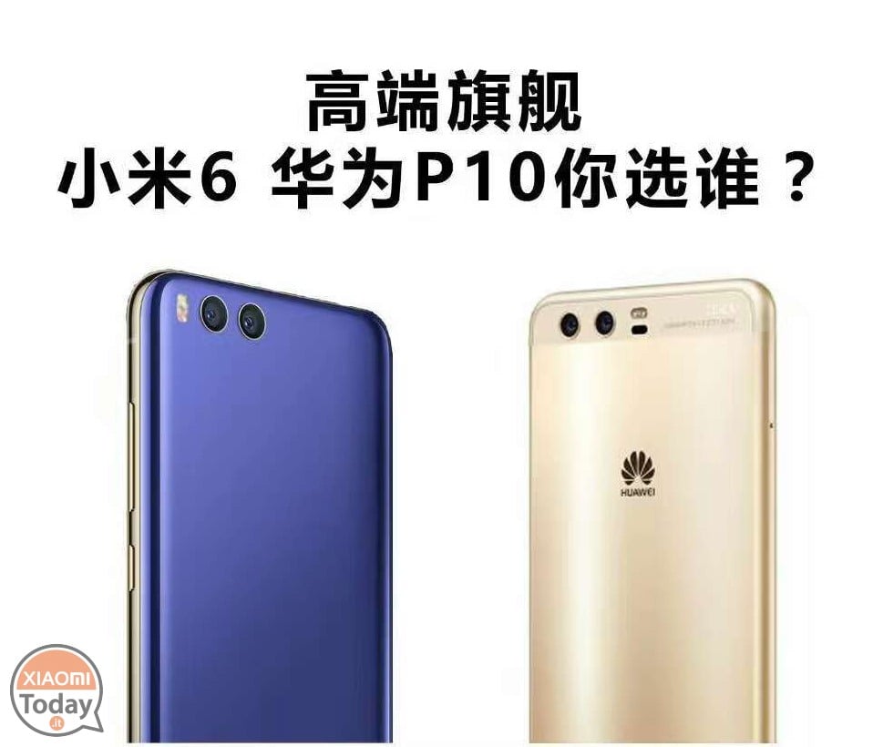 Xiaomi Mi 6 vs Huawei P10