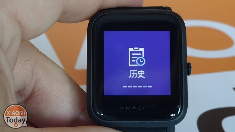 AmazFit-Beep-historische Aktivitäten