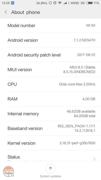 स्क्रीनशॉट-Xiaomi-Mi-5X समीक्षा-XT-30