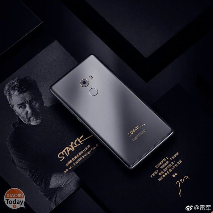 Xiaomi Mi Mix 2: ceramic black "Starck Edition" is coming