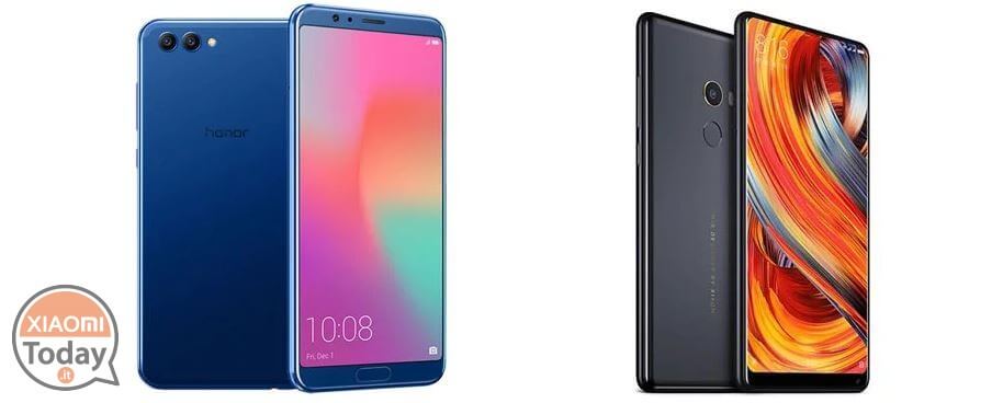 iaomi Mi Mix 2 vs Honor View 10: spesifikasies vergelyk