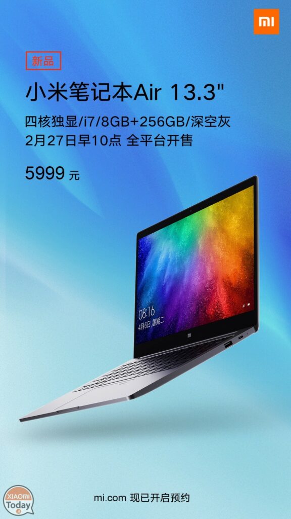 Notebook Xiaomi
