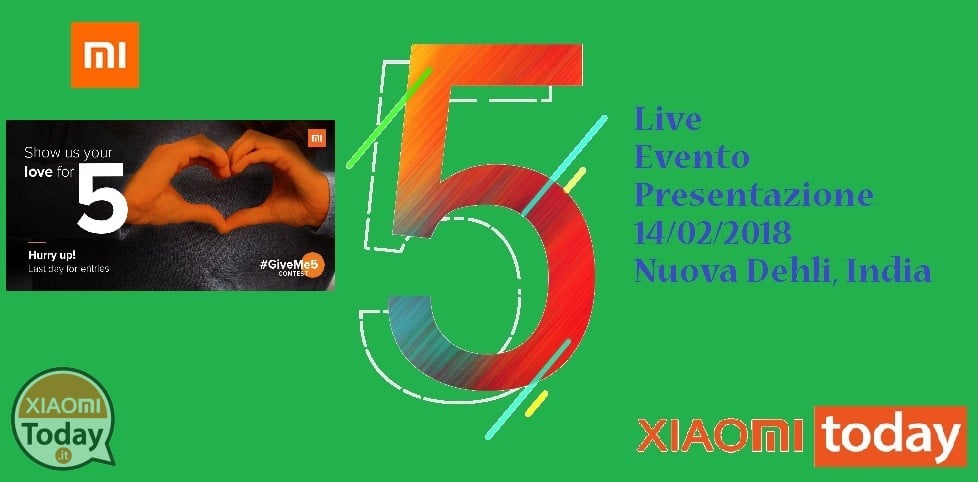 Live evento presentazione Xiaomi Redmi Note 5