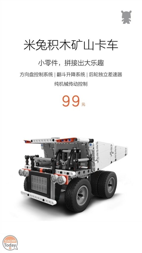 Mitu Building Block Mining Trucks: il nuovo gioco di Xiaomi tutto meccanico!
