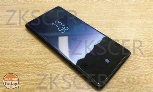 This should be the Xiaomi Mi MIX 2s with fingerprint sensor in the display!