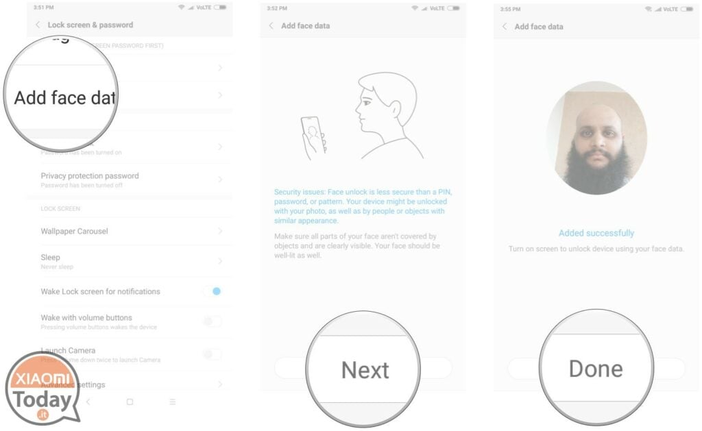 face unlock xiaomi redmi note 5 pro riconoscimento facciale