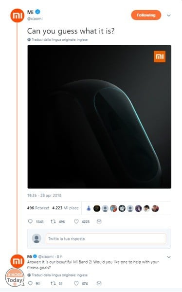 Xiaomi Mi Band 3: nuova foto dal vivo e leak sulle specifiche!