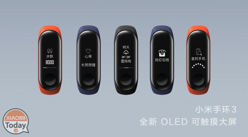 xiaomi mi band 3 mi vr Standalone mi tv 4 presentazione