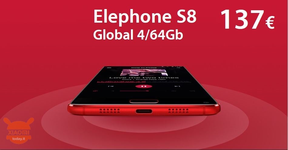 elephone s8 rød 137