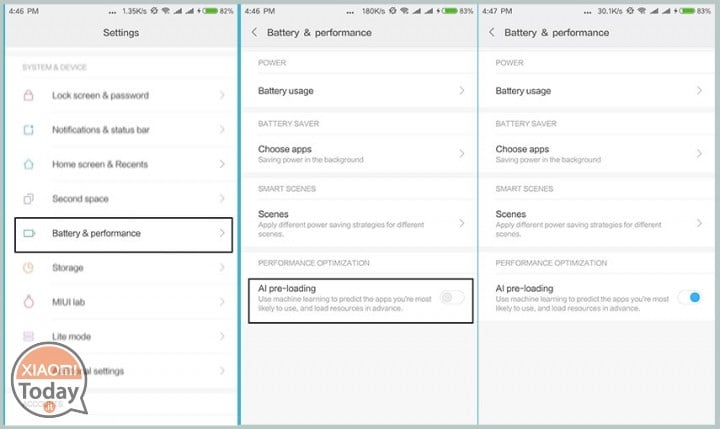 Xiaomi inserisce la funzione AI Pre – loading nella MIUI