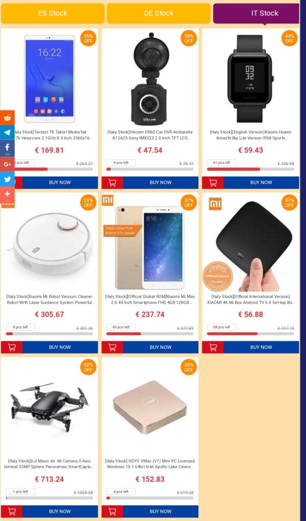 Geekbuying प्रस्ताव