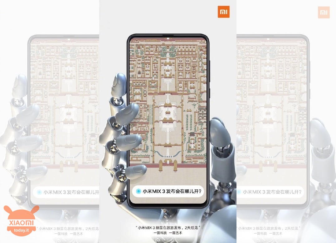 Lo Xiaomi Mi MIX 3 avrà un pulsante dedicato all'assistente AI