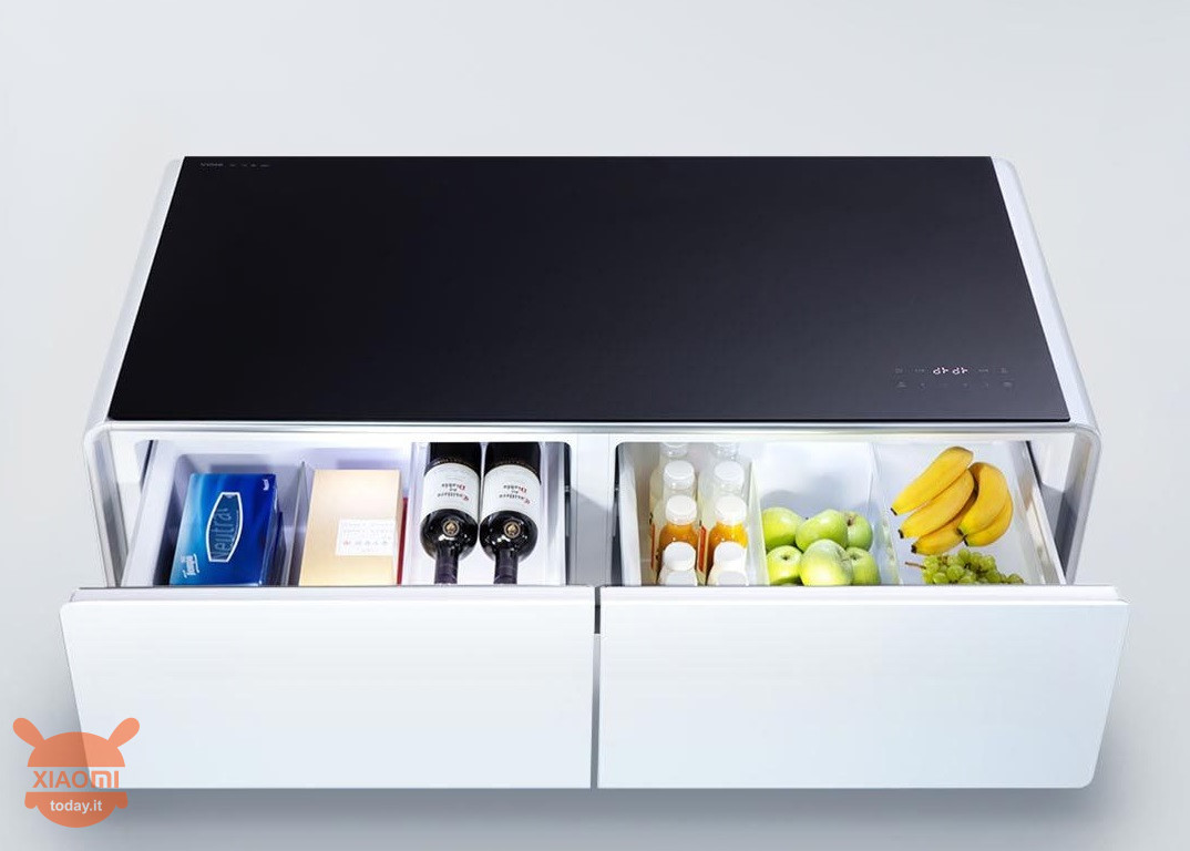 Xiaomi Yunmi Smart Coffee Table: Il tavolino da salotto col frigorifero  incorporato!