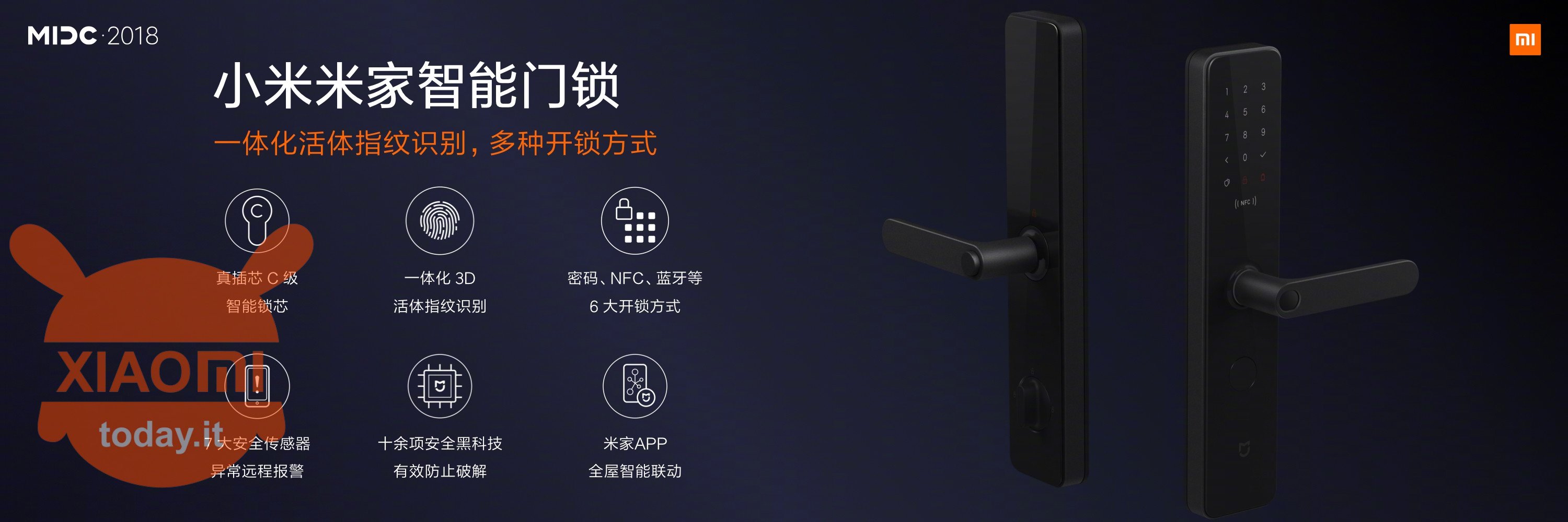 Xiaomi Mijia Smart Door Lock: Annunciata la prima serratura targata Mijia