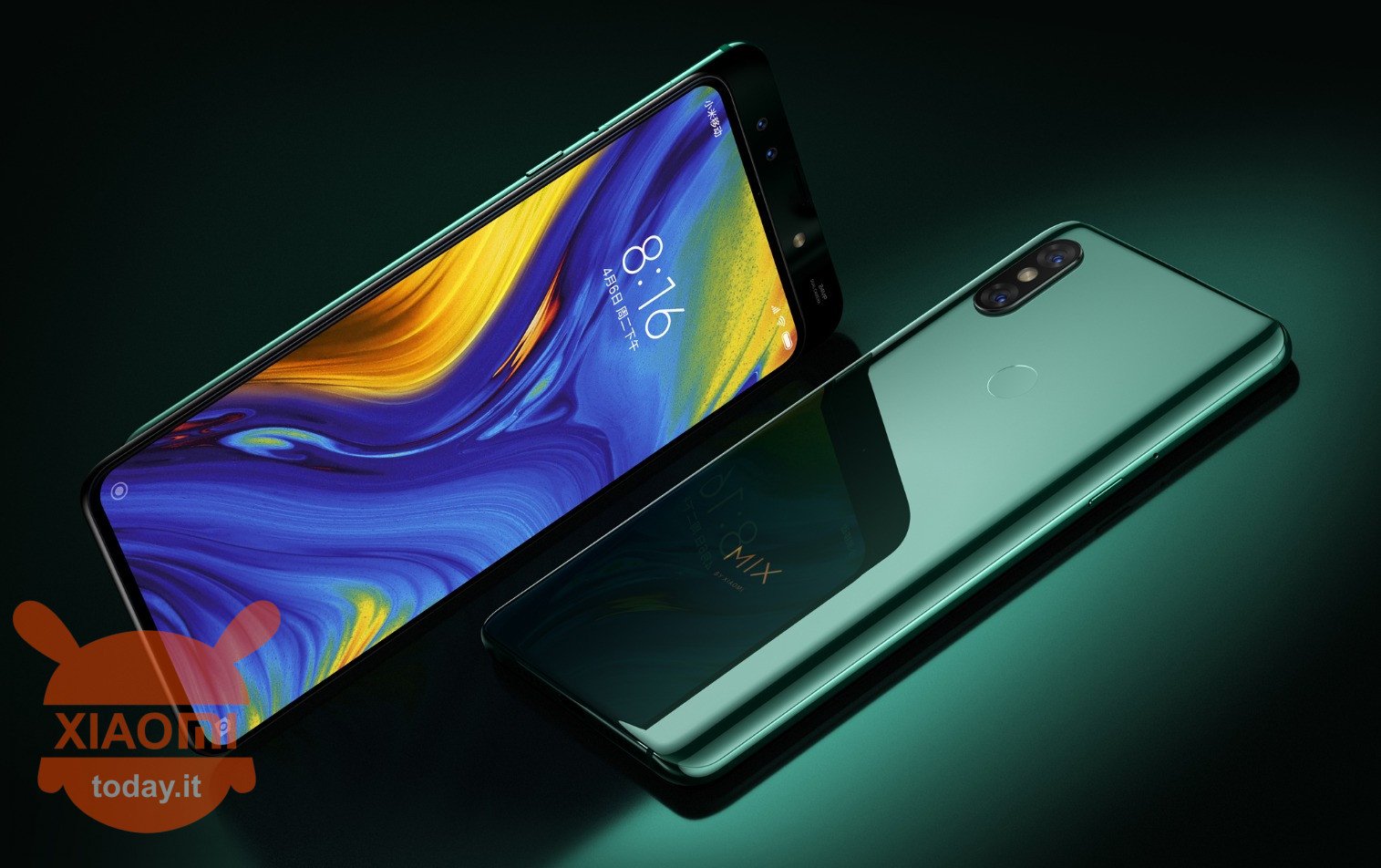 Xiaomi Mi MIX 3 Emerald Xanh