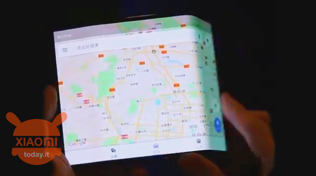 Primer escape de video de un posible teléfono inteligente Xiaomi plegable.