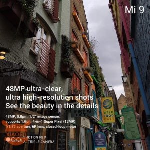 Xiaomi Mi 9 Camera