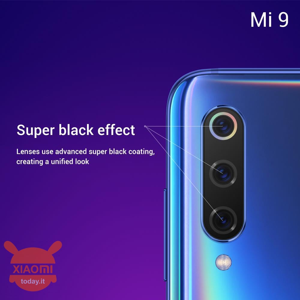 Xiaomi Mi 9 cameras