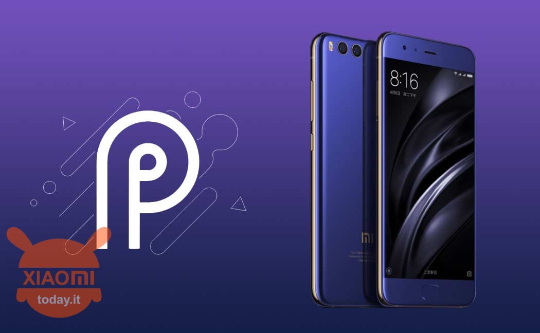 Risultati immagini per XIAOMI MI 6 pie