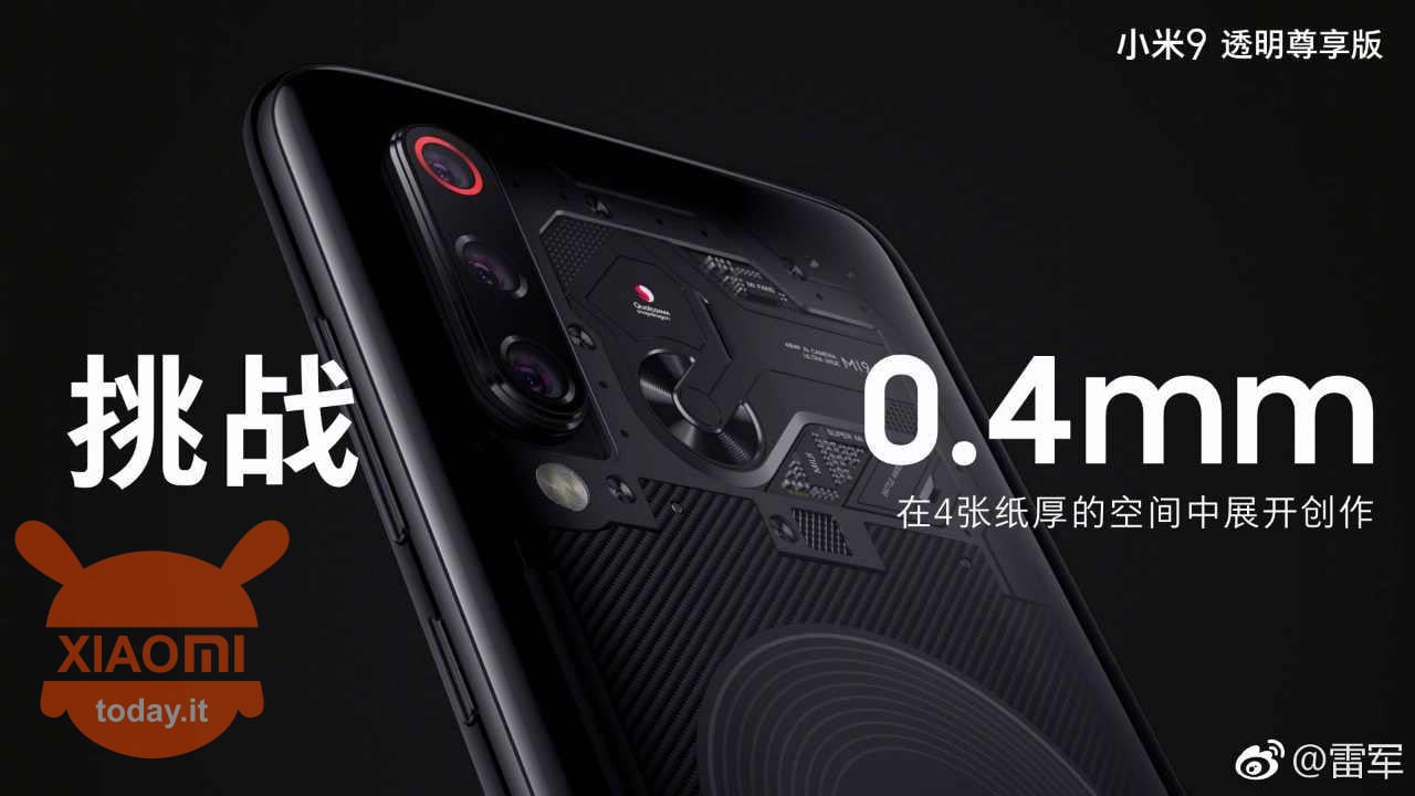 Xiaomi Mi 9 Transparent Edition