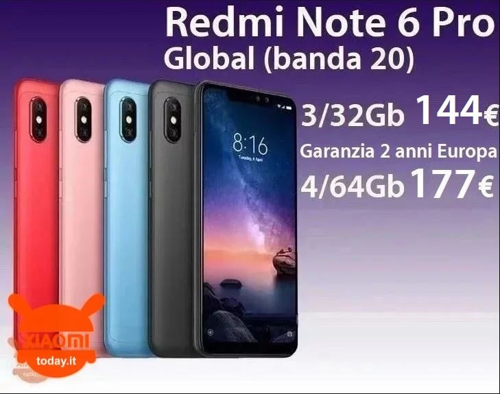 redmi注意到了6 pro 144 177它
