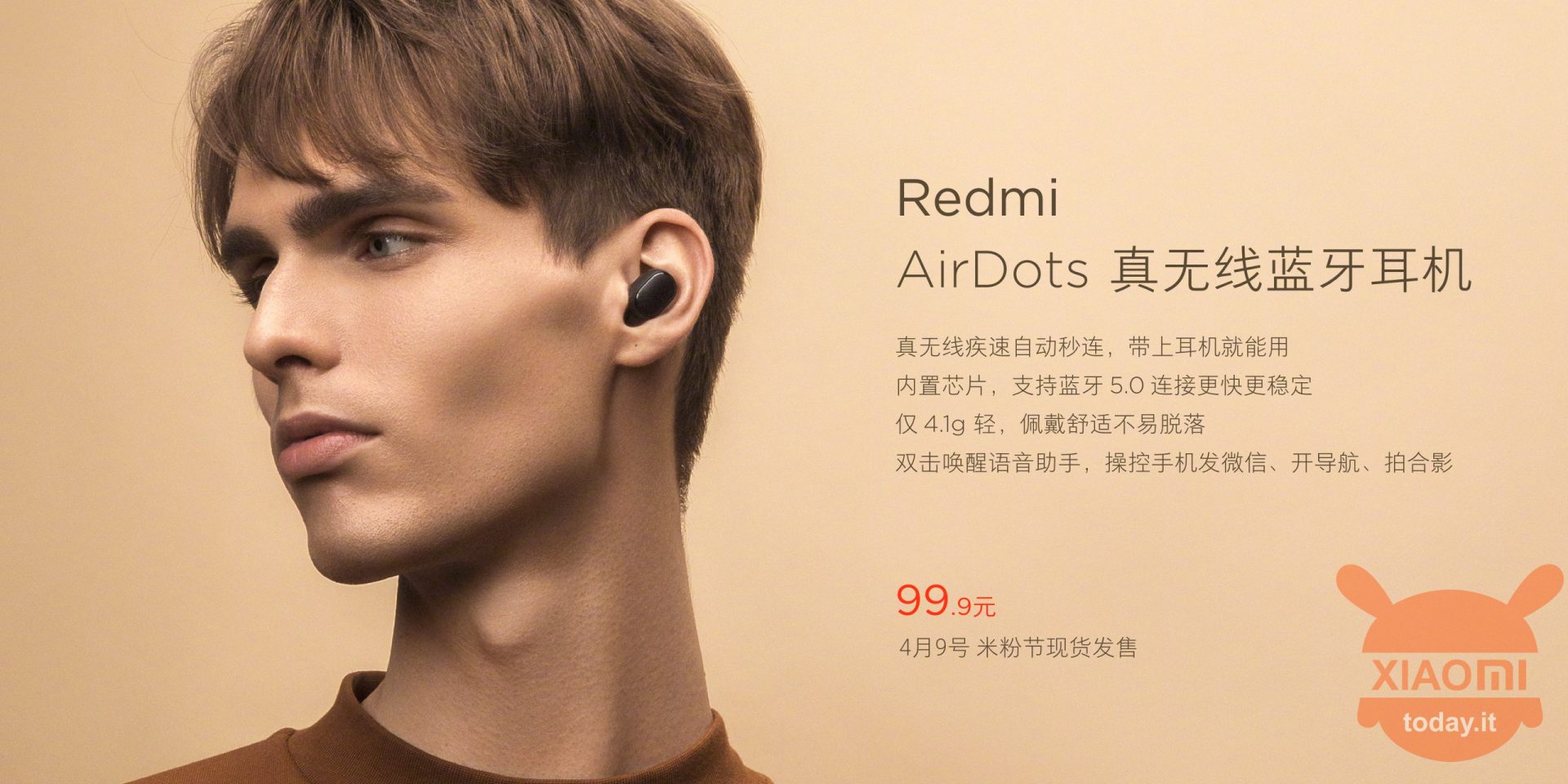 Xiaomi Redmi AirDots TWS-oorfone oorfone
