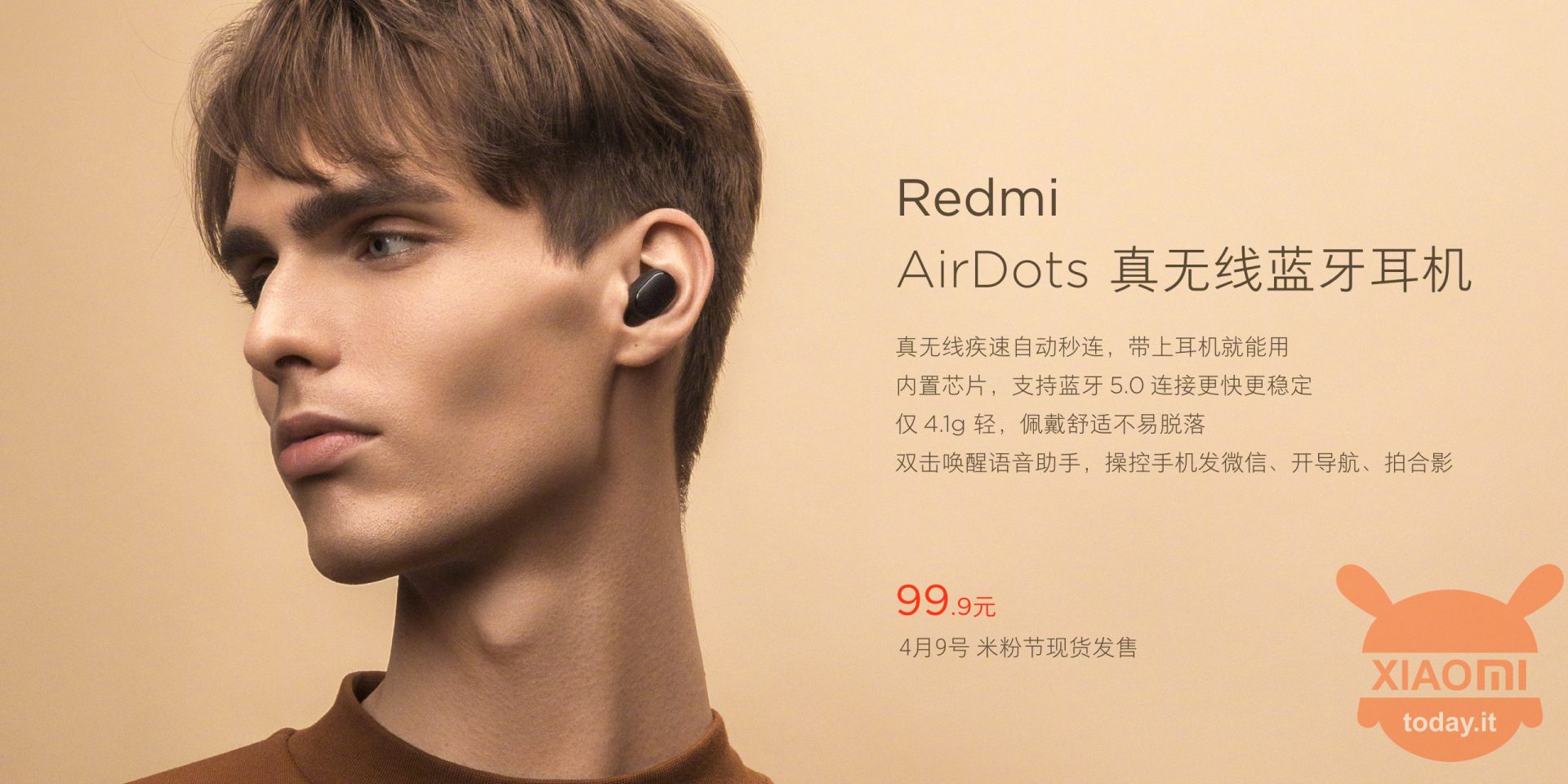 Xiaomi Redmi AirDots TWS earphones cuffie