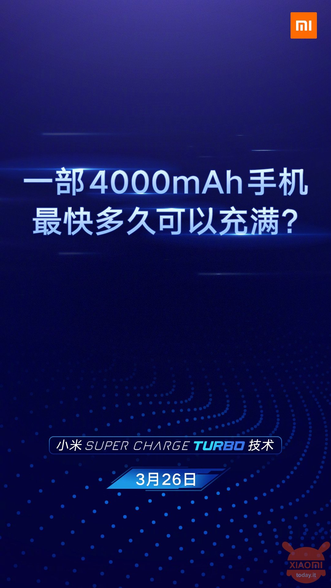 Xiaomi super charge turbo 100W