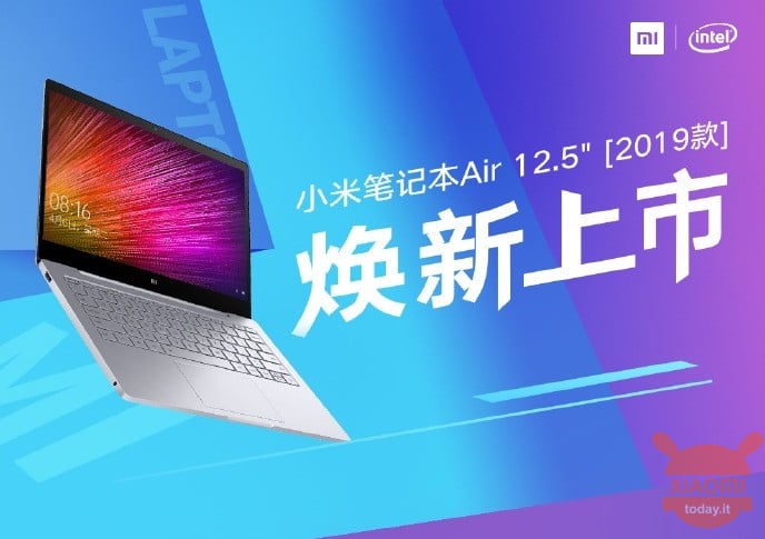 Xiaomi Mi Notebook Air 12.5 "2019 Intel 8a generación