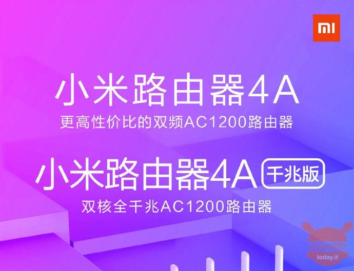 Yo enrutador 4a 1Gb / s xiaomi