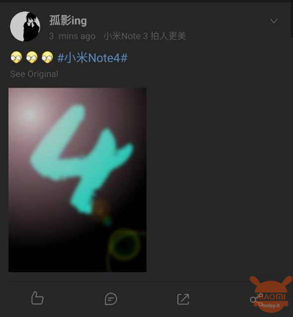 Xiaomi Mi Note 4 leak