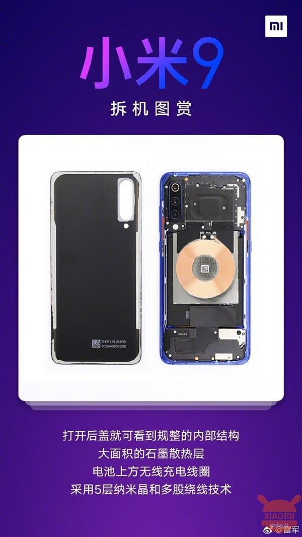 Xiaomi Mi 9 teardown