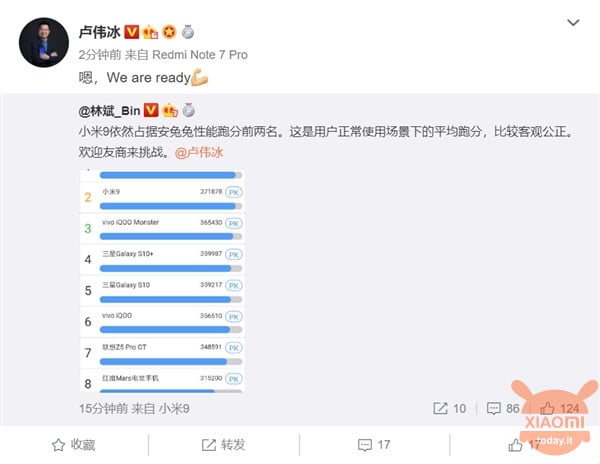Xiaomi vs Redmi Lin Bin vs Lu Weibing