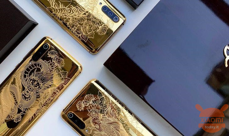 Xiaomi Mi 9 Gold Concept 24k