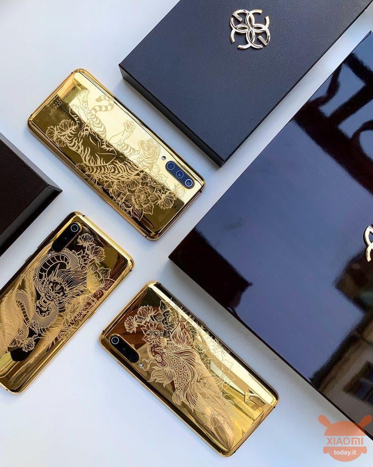 Xiaomi Mi 9 Gold Concept 24k