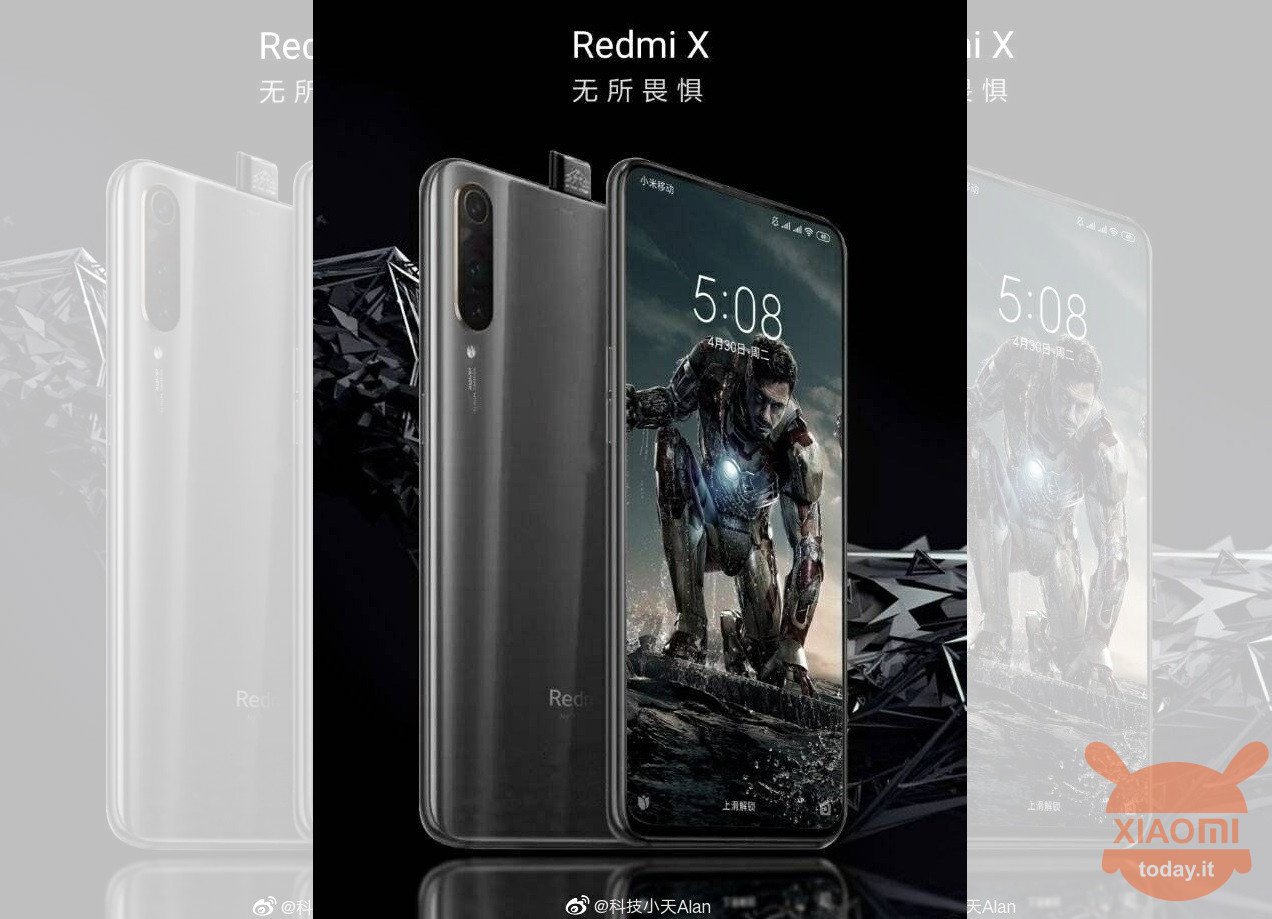 Redmi emblemático Redmi X teaser