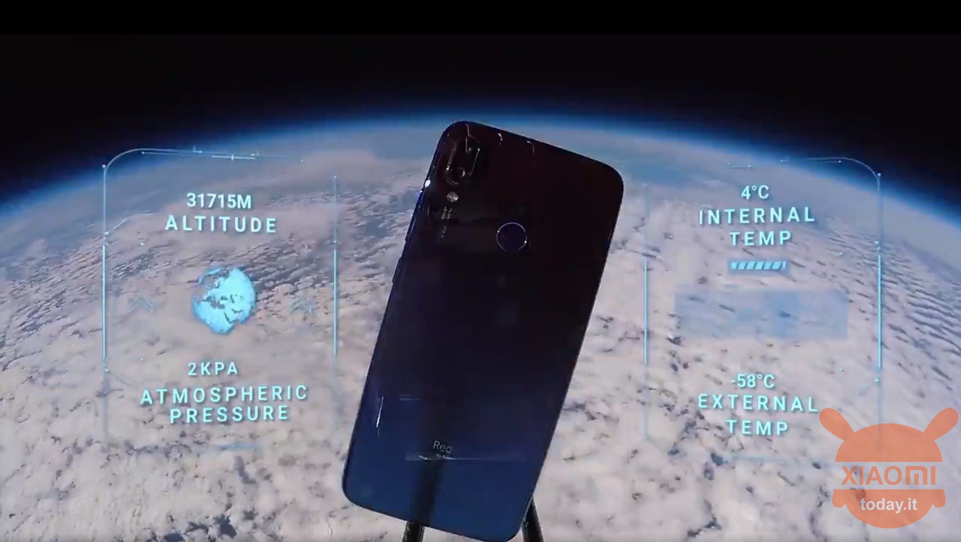 Xiaomi Redmi Note 7 space video