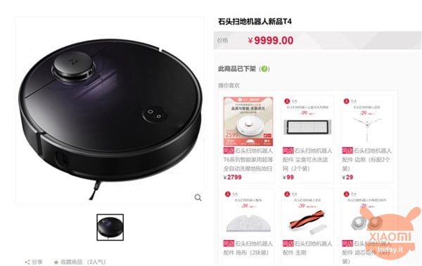 Xiaomi Roborock T4 robot vacuum cleaner