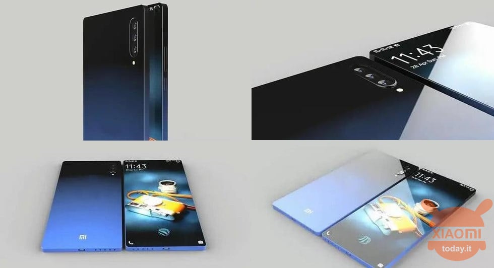 Render del concepte Xiaomi Mi MIX 4