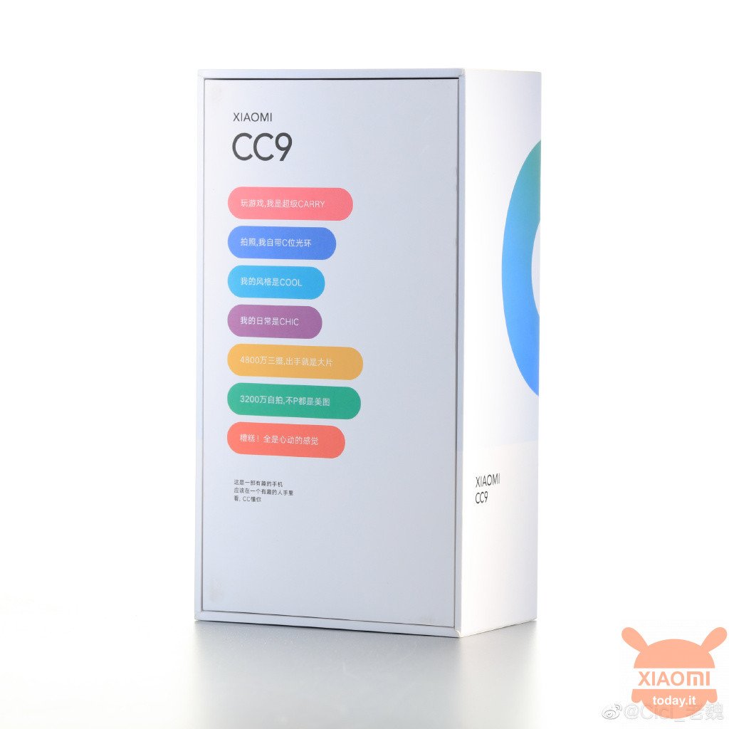 Xiaomi CC9 box