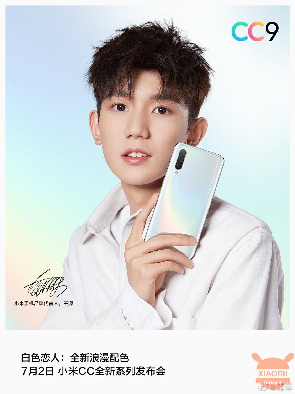 Xiaomi CC9 white lovers