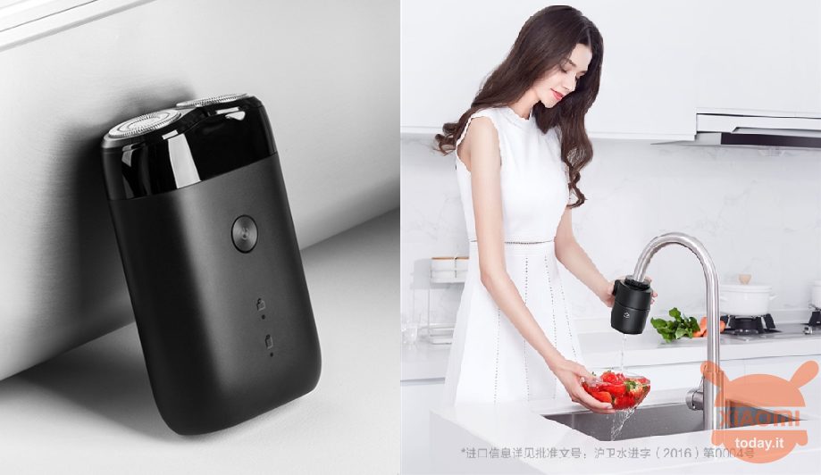 Xiaomi One-Eye Smart Faucet Water Purifier & Monitor Xiaomi Mijia Dual Head Electric Shaver