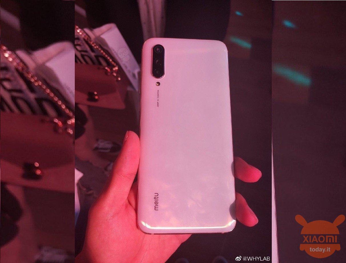 Xiaomi CC9 Meitu Custom Edition foto's van foto's