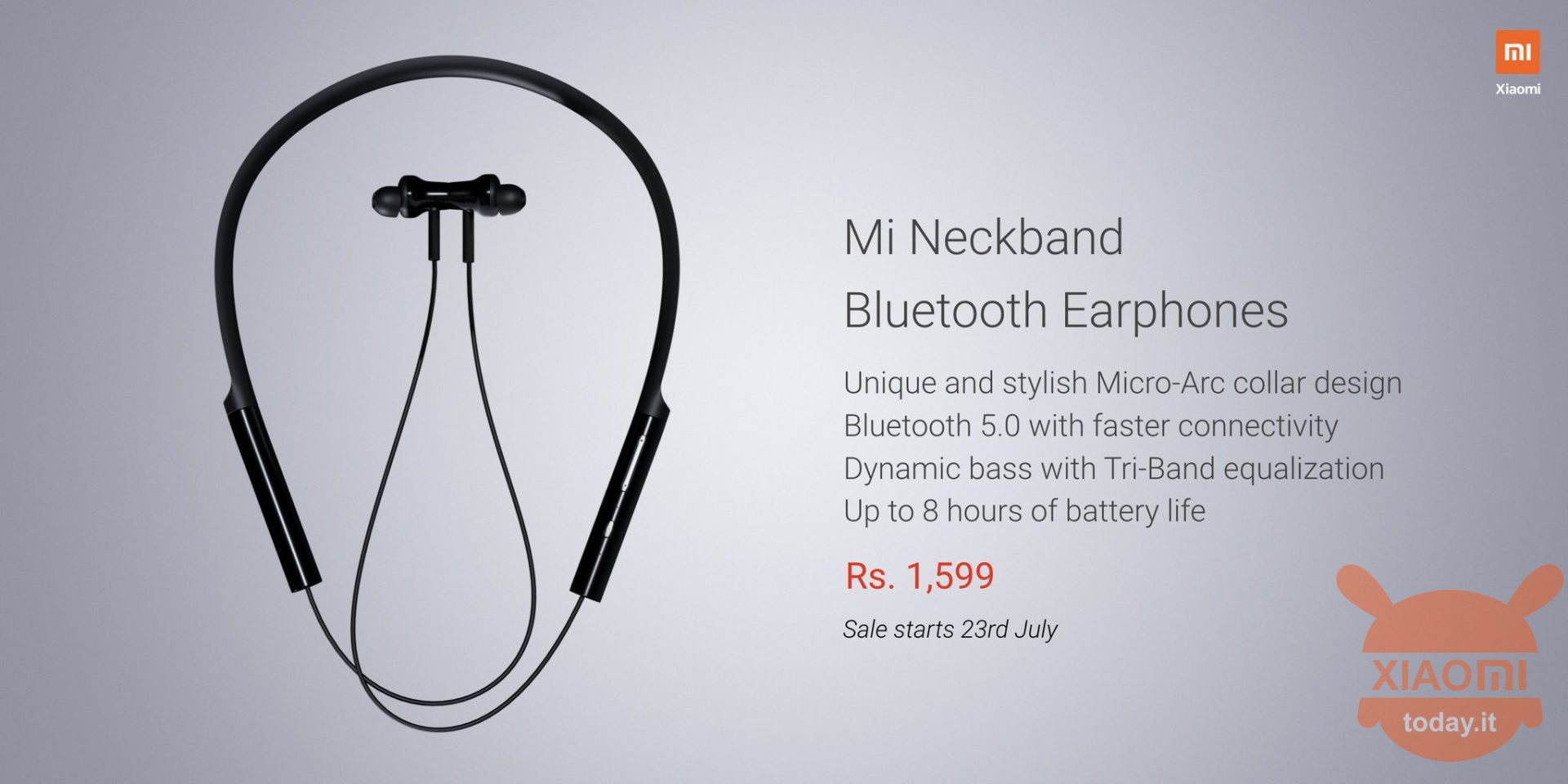 Xiaomi Mi Neckband Bluetooth Earphones