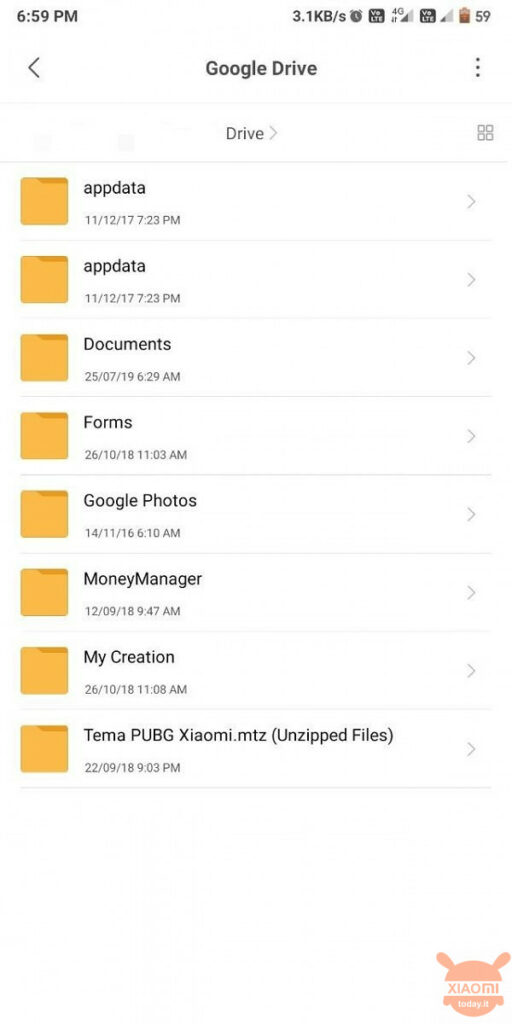Mi File Manager ha integrato Google Drive: tutto quello che serve nel cloud
