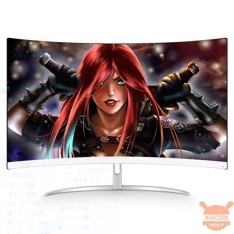 شاشة Xiaomi المنحنية للرياضات الإلكترونية من 34 '' QHD + جاهزة لشهر نوفمبر