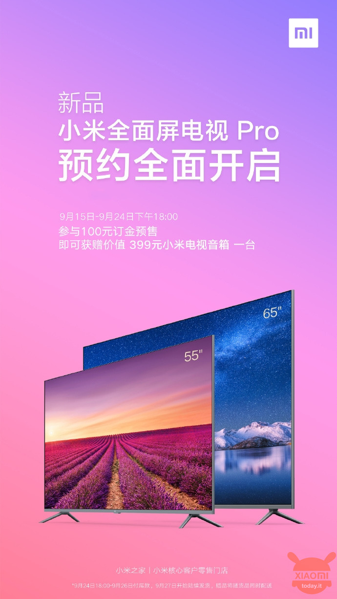 Xiaomi Mi TV Pro 55" 65" 8K