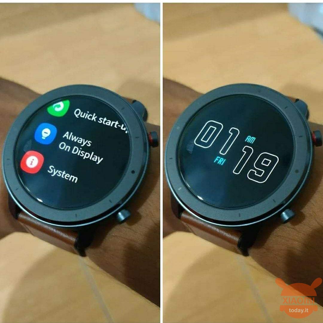 amazfit gtr lite always on display