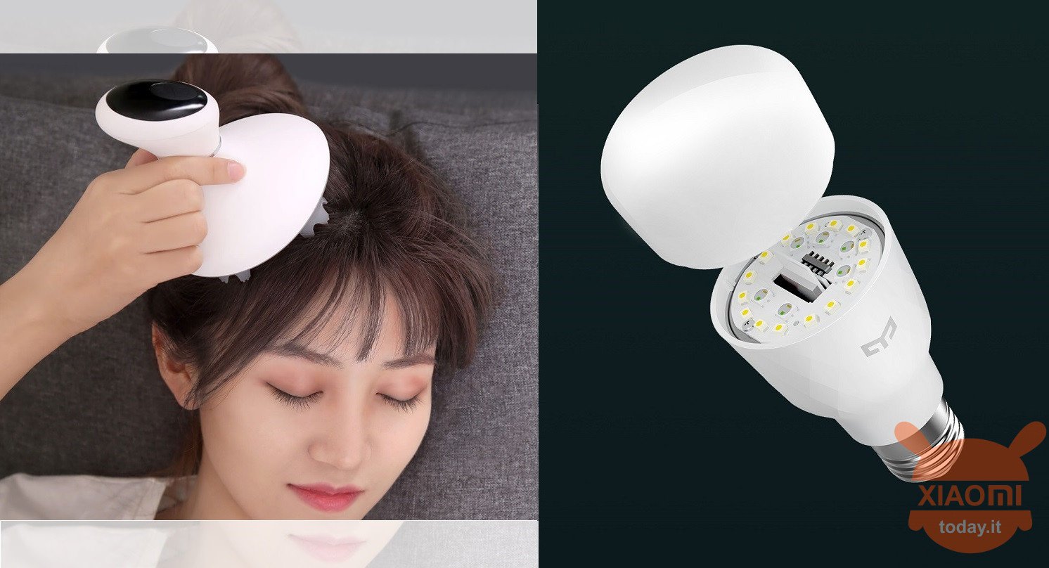 Xiaomi MINIヘッドマッサージャーYeelight LED電球1S YLDP13YL